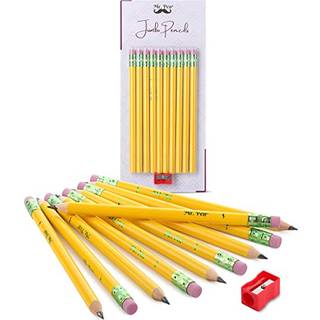 Mr. Pen-jumbo blyanter 10 blyanter og 1 slibemaskine store blyantfedt blyanter Jumbo blyanter til b?rnehaver Fedt blyanter til b?rnehave tykke bl