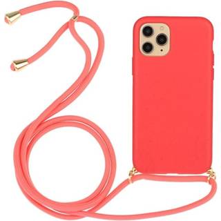 SKALO iPhone 13 Pro Max Mobilkrave Cover - Rød