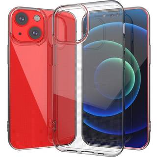 iPhone 13 Mini Fleksibel Plastik Bagside Cover - Gennemsigtig