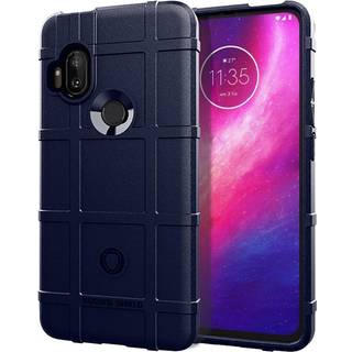 Motorola One Hyper Rugged Shield Cover - Blå
