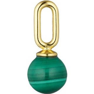 Stone Drop charm 5mm (18k Guldbelagt)