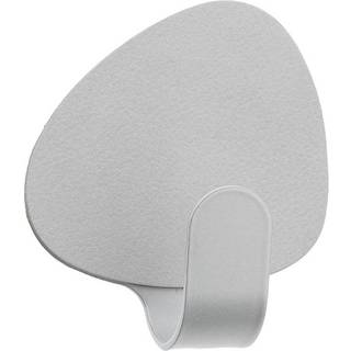 LindDNA - Knager Curve hook (2 stk.) Nupo metallic / Alu metallic (small)