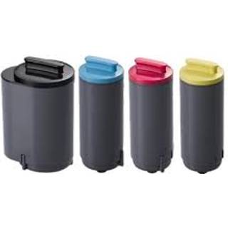 Kompatibel toner Samsung CLP 350 - CLP-K350A, 4 stk. rabatpakke 10000 sider
