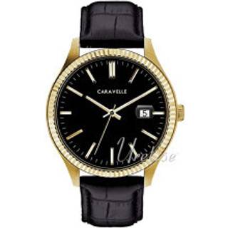 Bulova 44B118 Caravelle Sort/Læder Ø41 mm