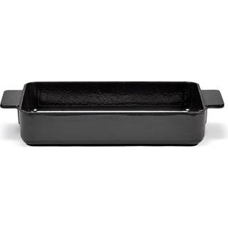Serax - Surface Oven Dish Enamel Cast Iron Black 38X20 H6 - Ovnfaste fade - Sergio Herman - Sort