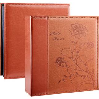 ARTMAG Fotoalbum 4x6 1000 fotos Stor kapacitet Bryllupsfamilie Læder Billedbillede Albums indeholder vandrette og lodrette 4x6 fotos med sorte si