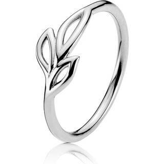 DREAMY - Ring shiny rhodium pl. recycled silver - 56