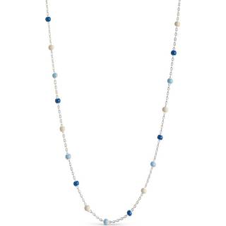 Enamel - Lola MARINE halskæde i sølv