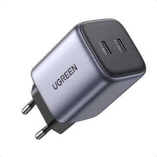 UGREEN PD 45W 2xUSB-C oplader - Grå