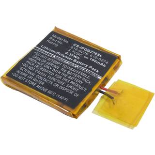 Batteri til Apple iPOD Shuffle G2 1GB mfl.