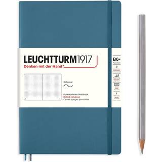 Notizbuch Paperback dotted Softcover B6 - Stone Blue