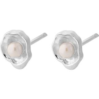 Winter Solstice Hidden Pearl Sterling Sølv Ørestikker fra Pernille Corydon med Ferskvandsperler