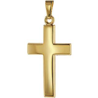 trendor 75415 Kreuz-Anhänger 26 mm Gold 750 / 18 Karat