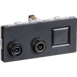 LK antenneudtag TV/R/RJ45 slutdåse TD301 - KG