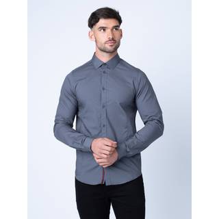 Luke 1977 The Butchers Pencil Shirt Grey
