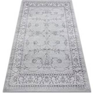 Tæppe MEFE moderne 2312 Pynt, ramme - Strukturelle, to niveauer af fleece grå 140x190 cm