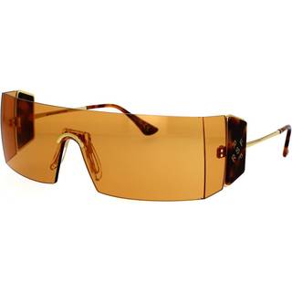 Retrosuperfuture Unisex FS2 Pianeta Orange Solbriller Metal Orange Orange Wraparound