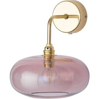 EBB & FLOW Horizon arm-væglampe guld/rosa Ø 21 cm
