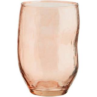 Madam Stoltz Hamret Drikke 30 Cl farvet - Drikkeglas Glas Koral - CGI-2018CO