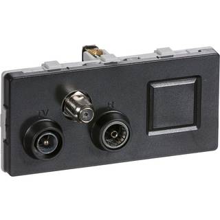 LK antenneudtag TV/R/SAT/RJ45 slutdåse TD372 - KG