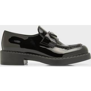 Prada Logo patent leather loafers - black - EU 40.5
