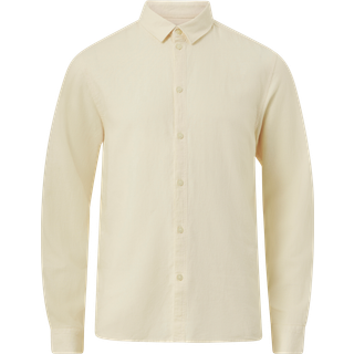 Solid Enea Allan Linen Shirt LS Off White