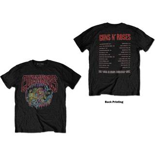 Guns N' Roses Skjorte Illusion Tour Unisex Black L