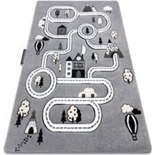 Tæppe PETIT TOWN BY MED GADER grå 140x190 cm