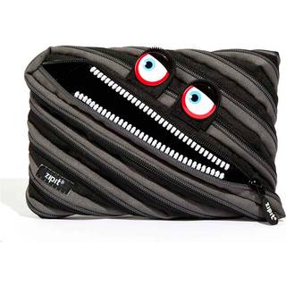 Zipit Wildlings Stor blyantkasse til b?rn | Pencil Pouch til skolekollege og kontor | Blyantpose til drenge og piger (sort)