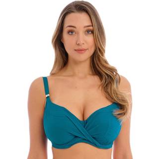 Fantasie Ottawa Uw Wrap Front Full Cup Bikini Top - Petrol - F 80