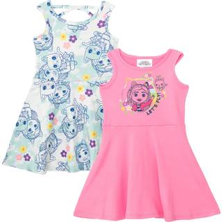 Dreamworks Gabby's Dollhouse Gabby Kitty Fairy Pandy Paws Toddler Girls 2 Pack kjoler Multicolor/Pink 4T
