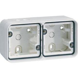 Berker Underlag dobbelt vandret hvid w.1