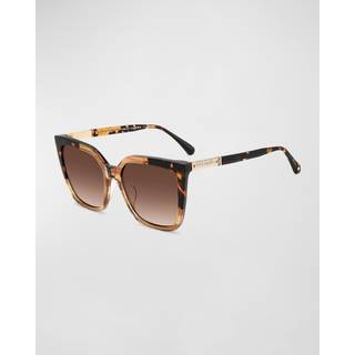 Kate Spade Marlowe/G/S Asian Fit 2OH/HA 55 Solbriller Kvinder Brun - Brown Black Horn - 55mm
