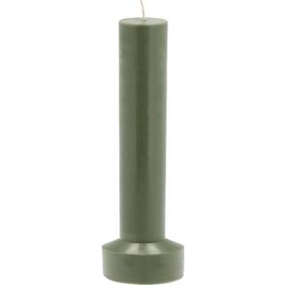 Hvils Bloklys fra Villa Collection - Dark Green farve - Paraffin/Stearin