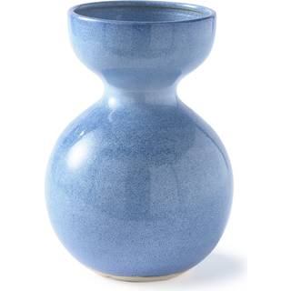 POLSPOTTEN Vases - 'Boolb' vase, large, blue in Light blue Glazed stoneware