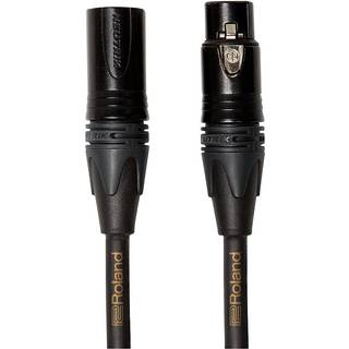 Gold Microphone cable 1m