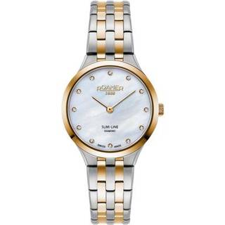 Roamer 512847 47 89 20 Slim-Line Classic Diamond Set Watch - W60166