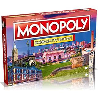 Monopolbr?tspil - Kansas City Edition: 2-6 spillere Familiebr?tspil til b?rn og voksne br?tspil til b?rn 8 og op til b?rn og voksne ideelle til s