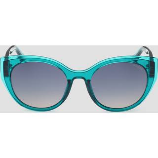 Guess GU7909 96P 53 Solbriller Kvinder Grøn - Transparent Dark Green - 53mm