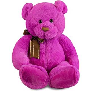 Gitzy siddende bamser - Farverigt udstoppet dyr til b?rn - 12 tommer overd?dige bj?rne - (lyser?d)