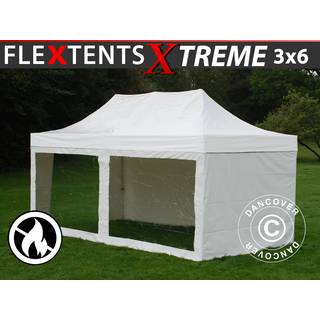 Foldetelt FleXtents Easy up pavillon Xtreme 50 Heavy Duty 3x6m Hvid, inkl. 6 sider