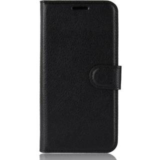 Nokia 2.3 Litchi Læder Cover m. Pung - Sort