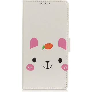 Nokia 3.4 Læder Cover m. Pung - Kanin