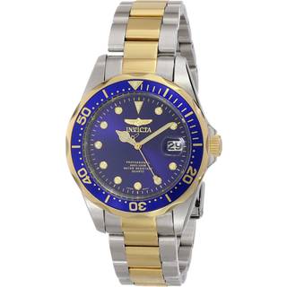 Invicta 17050 Pro Diver Blå/Gul guldtonet stål Ø38 mm