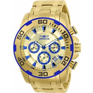 Invicta 22320 Pro Diver Guld/Gul guldtonet stål Ø50 mm