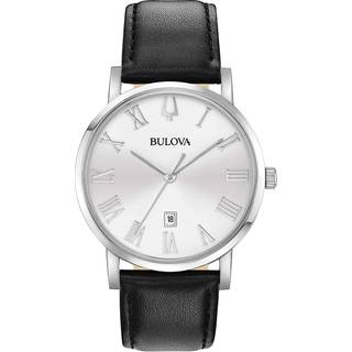 Bulova 96B312 Classic Sølvfarvet/Læder Ø40 mm