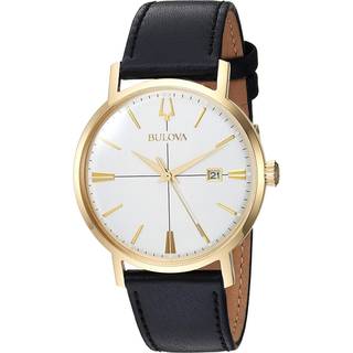 Bulova 97B172 Sølvfarvet/Læder Ø38.9 mm