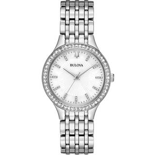 Bulova 96X146 Crystal Hvid/Stål Ø32 mm