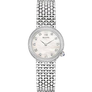 Bulova 96R206 Diamond Hvid/Stål Ø28 mm