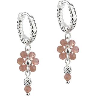 DAISY ROSE HOOP 12 MM. | SILVER